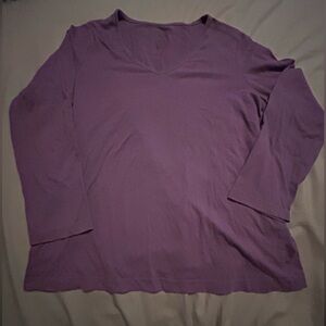 Rafaella Women's Long Sleeve Top in Lavender